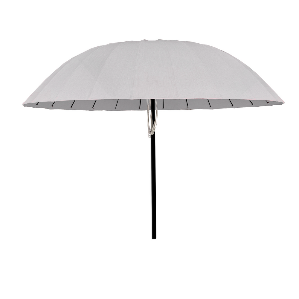 Florence  3m Umbrella - Snow Canopy - Black Frame