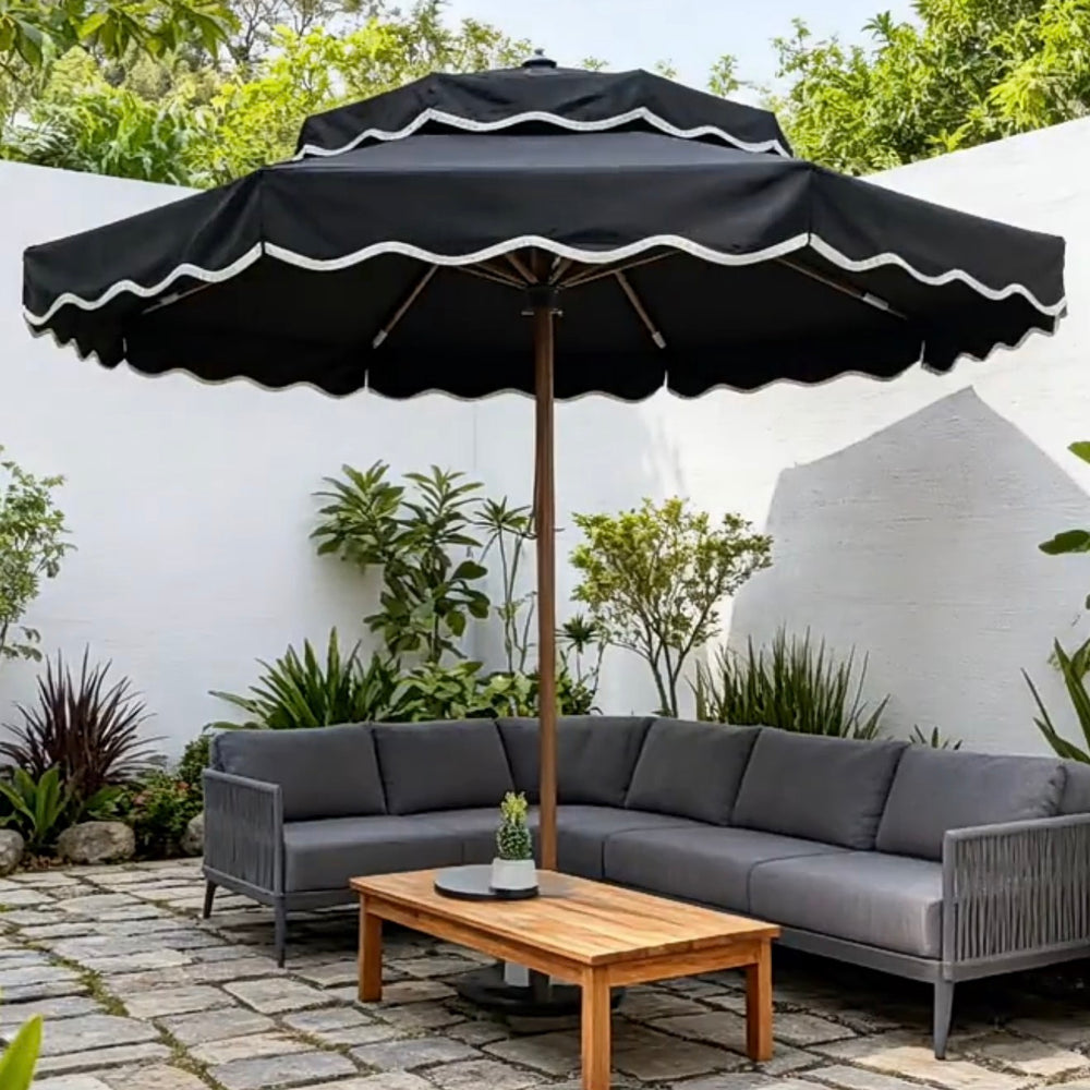 Hampton Double Tier Umbrella 2.2m