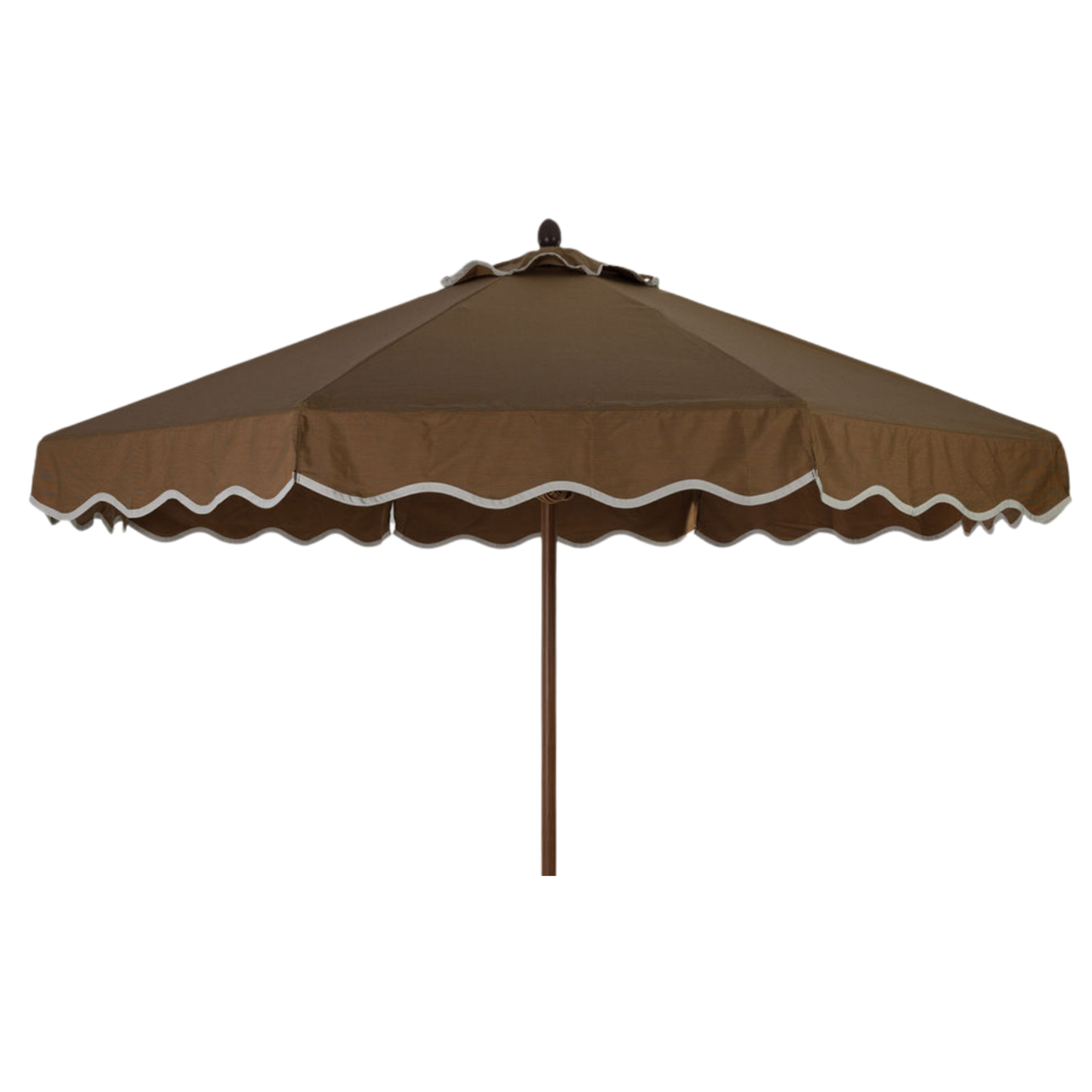 Hampton 3M Umbrella - Bronze Canopy with Natural Trim Wood Aluminium Frame